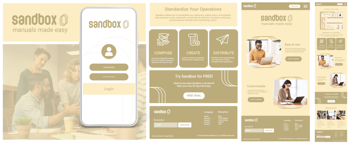 Sandbox-Website Redesign