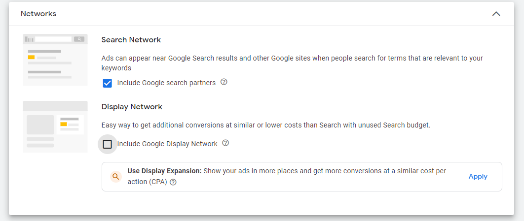 Google Search Ads vs Display Network