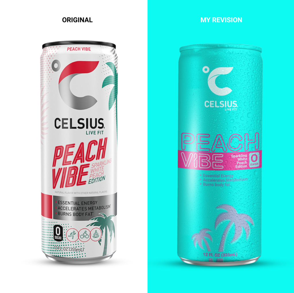 Celsius package redesign